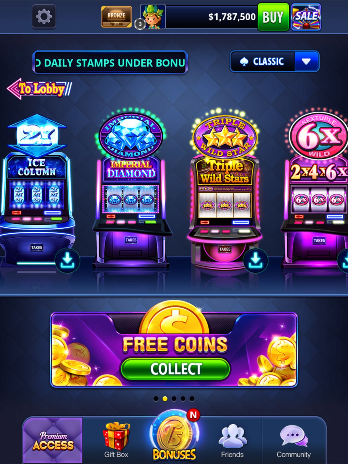 Slots Tour game